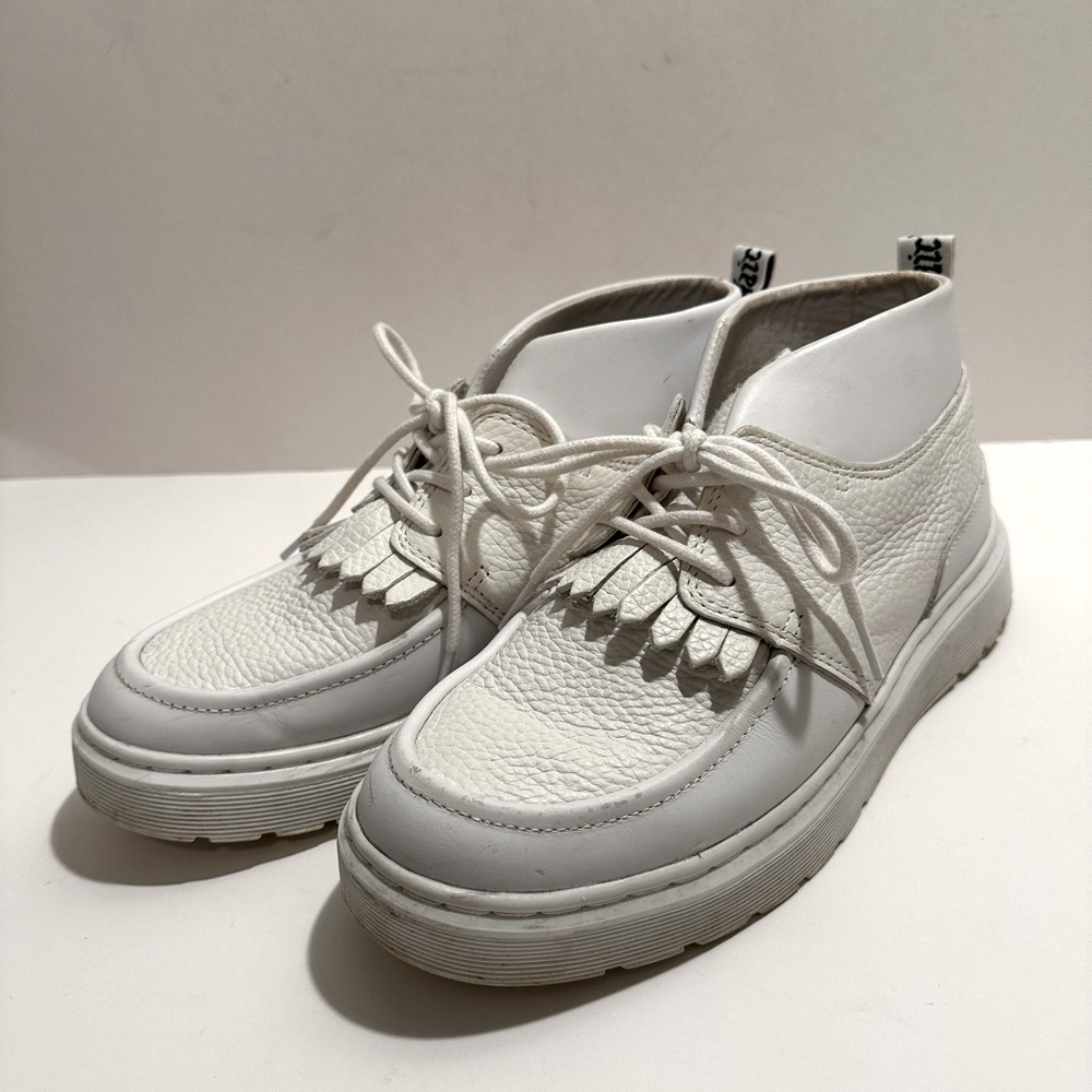 Dr. Martens Jemima Aunt Sally White Boot- Size 8